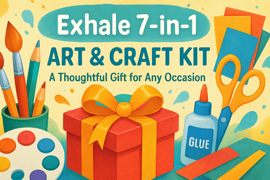Exhale 7-in-1 Art & Craft Kit – A Thoughtful Gift for Any Occasion