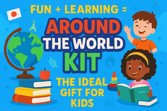 "Fun + Learning = Around the World Kit: The Ideal Gift for Kids"