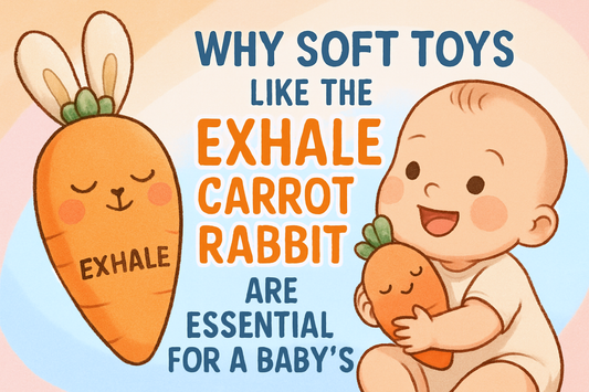 Why Soft Toys Like the EXHALE Carrot Rabbit Are Essential for a Baby's Growth