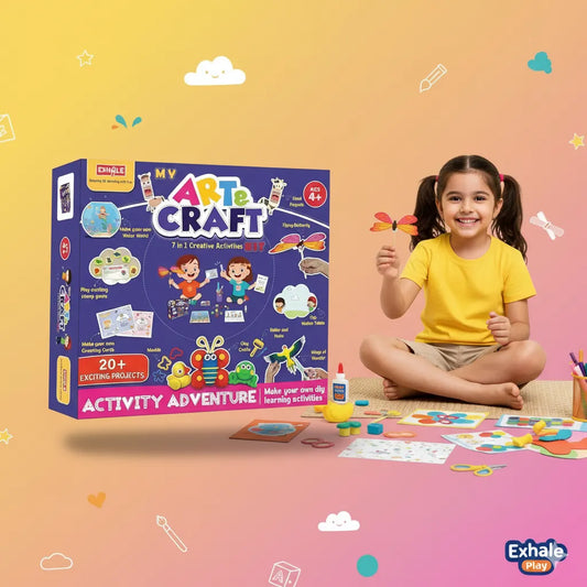 Creativity in a Box: Why the Exhale 7-in-1 Art & Craft Kit is a Must-Have for Kids