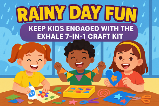 Rainy Day Fun – Keep Kids Engaged with the Exhale 7-in-1 Craft Kit