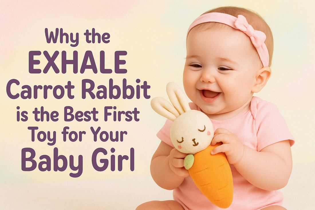 Why the EXHALE Carrot Rabbit is the Best First Toy for Your Baby Girl