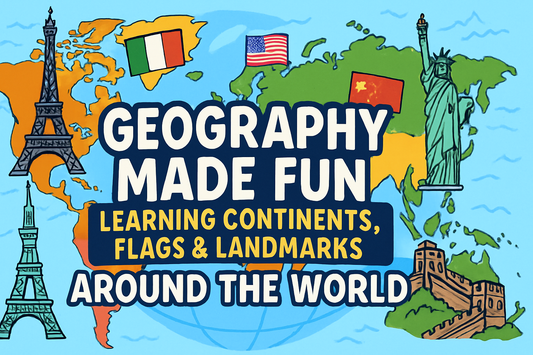 Geography Made Fun – Learning Continents, Flags & Landmarks with “Around the World”
