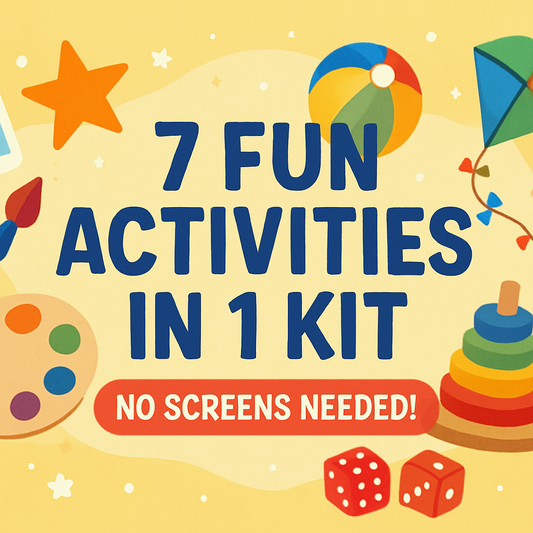 7 Fun Activities in 1 Kit - No Screens Needed!