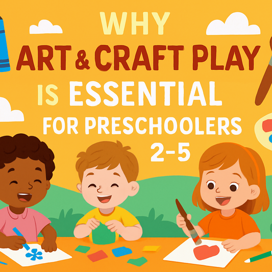Why Art & Craft Play is Essential for Preschoolers Aged 2-5