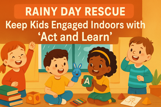Rainy Day Rescue: Keep Kids Engaged Indoors with “Act and Learn”