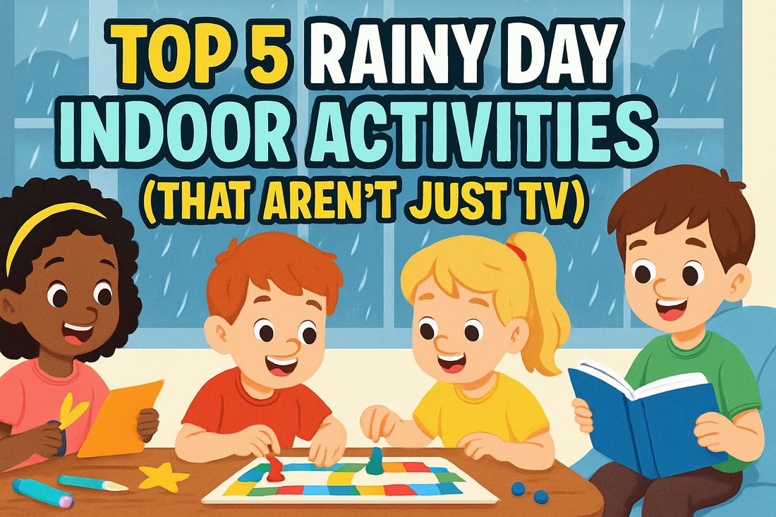 Top 5 Rainy Day Indoor Activities for Kids (That Aren’t Just TV)