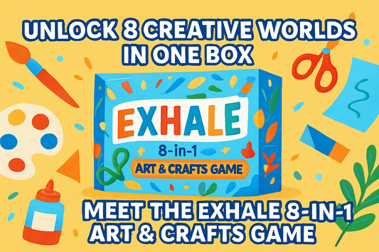 Unlock 8 Creative Worlds in One Box – Meet the EXHALE 8-in-1 Art & Crafts Game