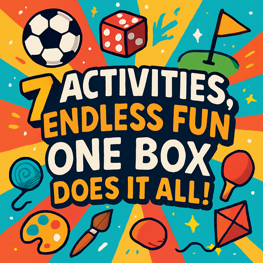 7 Activities, Endless Fun – One Box Does It All!