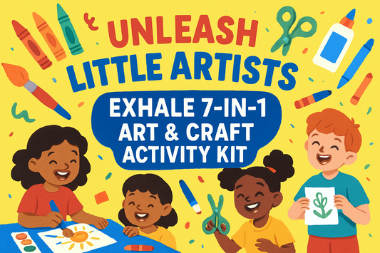 "Unleash Little Artists with the Exhale 7-in-1 Art & Craft Activity Kit"