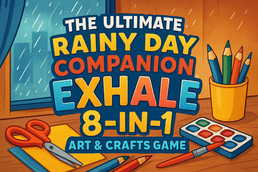 The Ultimate Rainy Day Companion – EXHALE 8-in-1 Art & Crafts Game