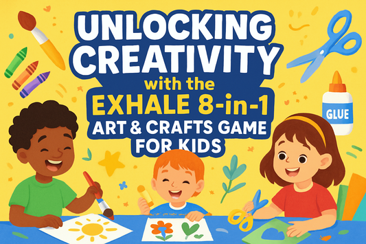 Unlocking Creativity with the EXHALE 8-in-1 Art & Crafts Game for Kids