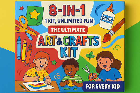 8-in-1, 1 Kit, Unlimited Fun – The Ultimate Art & Crafts Kit for Every Kid