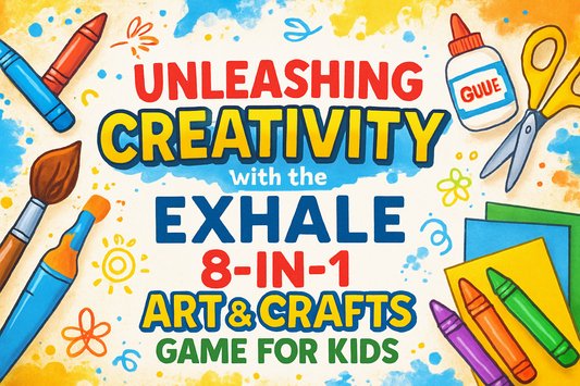 Unleashing Creativity with the EXHALE 8-in-1 Art & Crafts Game for Kids
