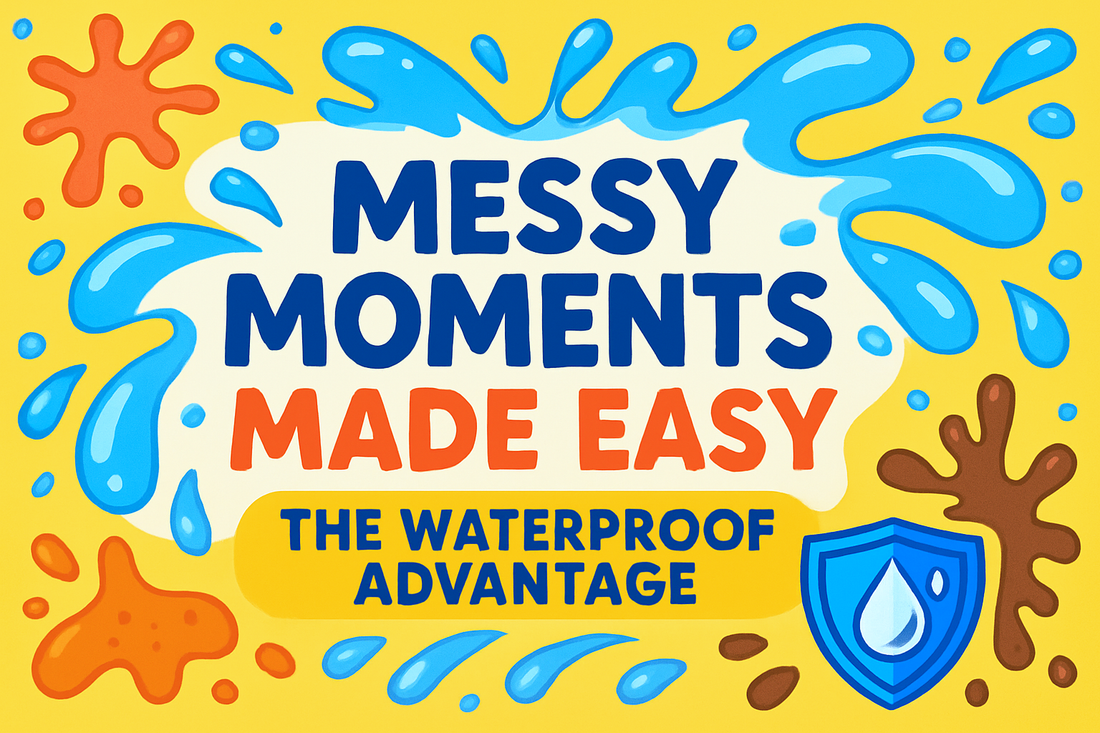 Messy Moments Made Easy: The Waterproof Advantage