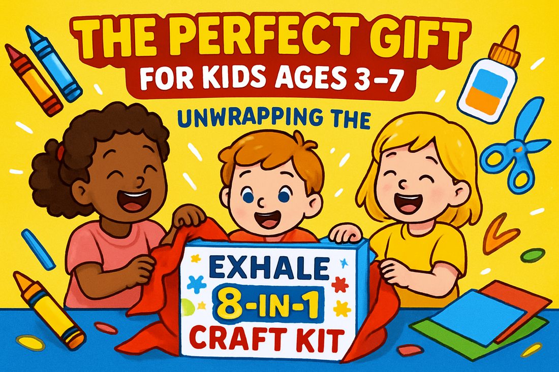 The Perfect Gift for Kids Ages 3–7: Unwrapping the EXHALE 8-in-1 Craft Kit