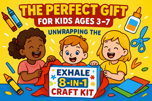 The Perfect Gift for Kids Ages 3–7: Unwrapping the EXHALE 8-in-1 Craft Kit