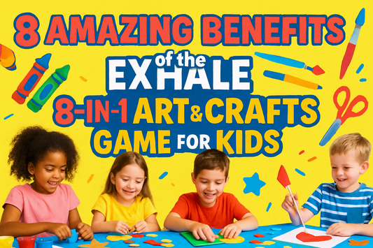 8 Amazing Benefits of the EXHALE 8-in-1 Art & Crafts Game for Kids