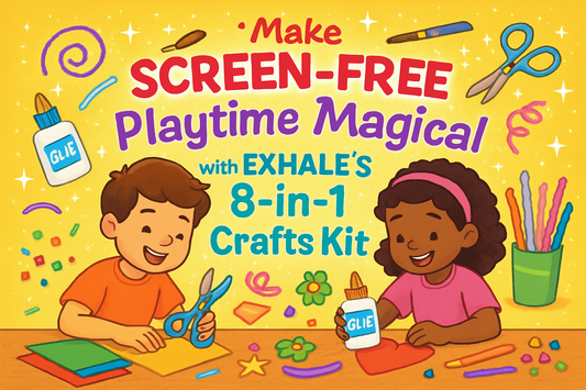Make Screen-Free Playtime Magical with EXHALE’s 8-in-1 Crafts Kit