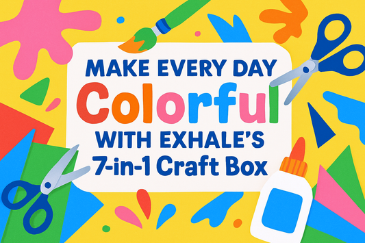 "Make Every Day Colorful with Exhale’s 7-in-1 Craft Box"