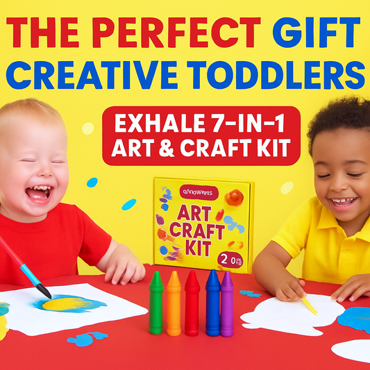 The Perfect Gift for Creative Toddlers – Exhale 7-in-1 Art & Craft Kit