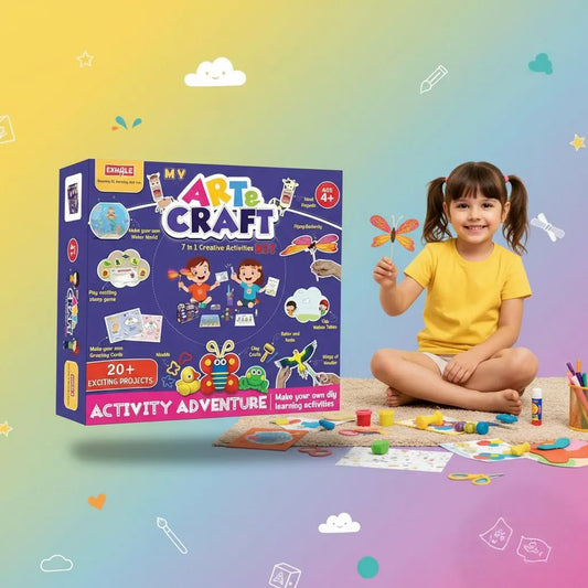 Glue, Glitter & Growth: How the Exhale 7-in-1 Art & Craft Kit Helps Build Real-Life Skills in Kids