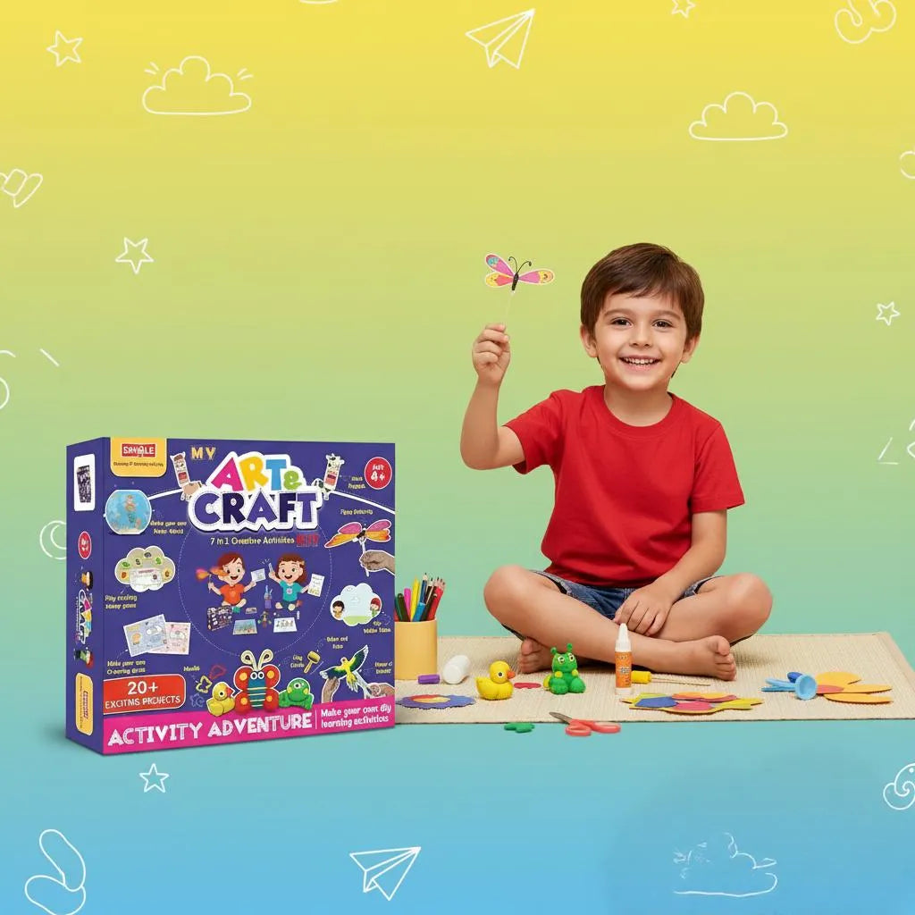 Beyond Screens: How the Exhale 7-in-1 Art & Craft Kit is Transforming Playtime into Growth Time