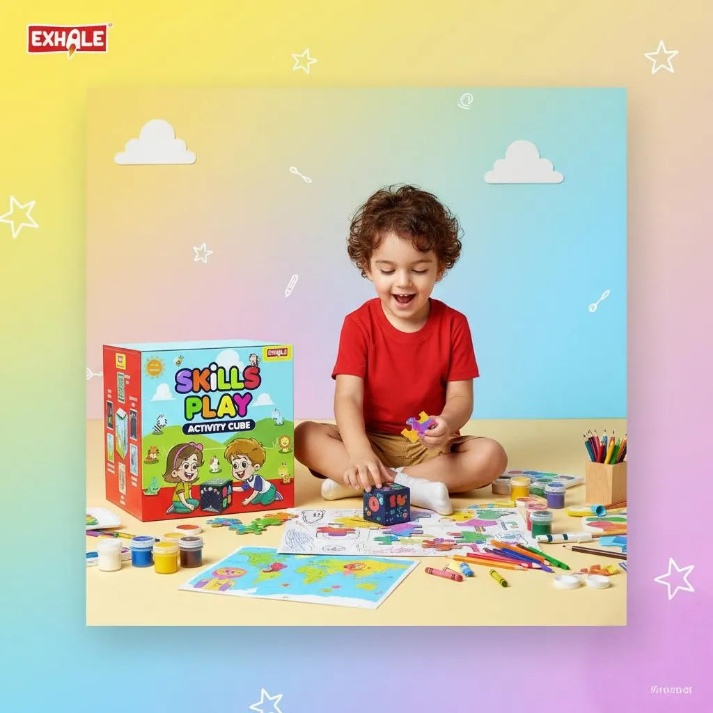 8-in-1 Fun and Learning - Why Every Child Deserves the EXHALE Art & Crafts Game