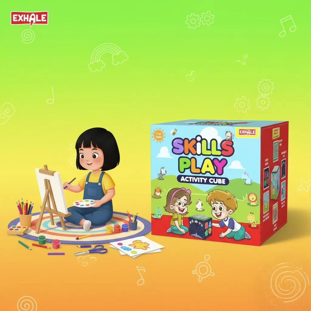 Discover the Magic of Creativity - The EXHALE 8-in-1 Art & Crafts Game for Kids