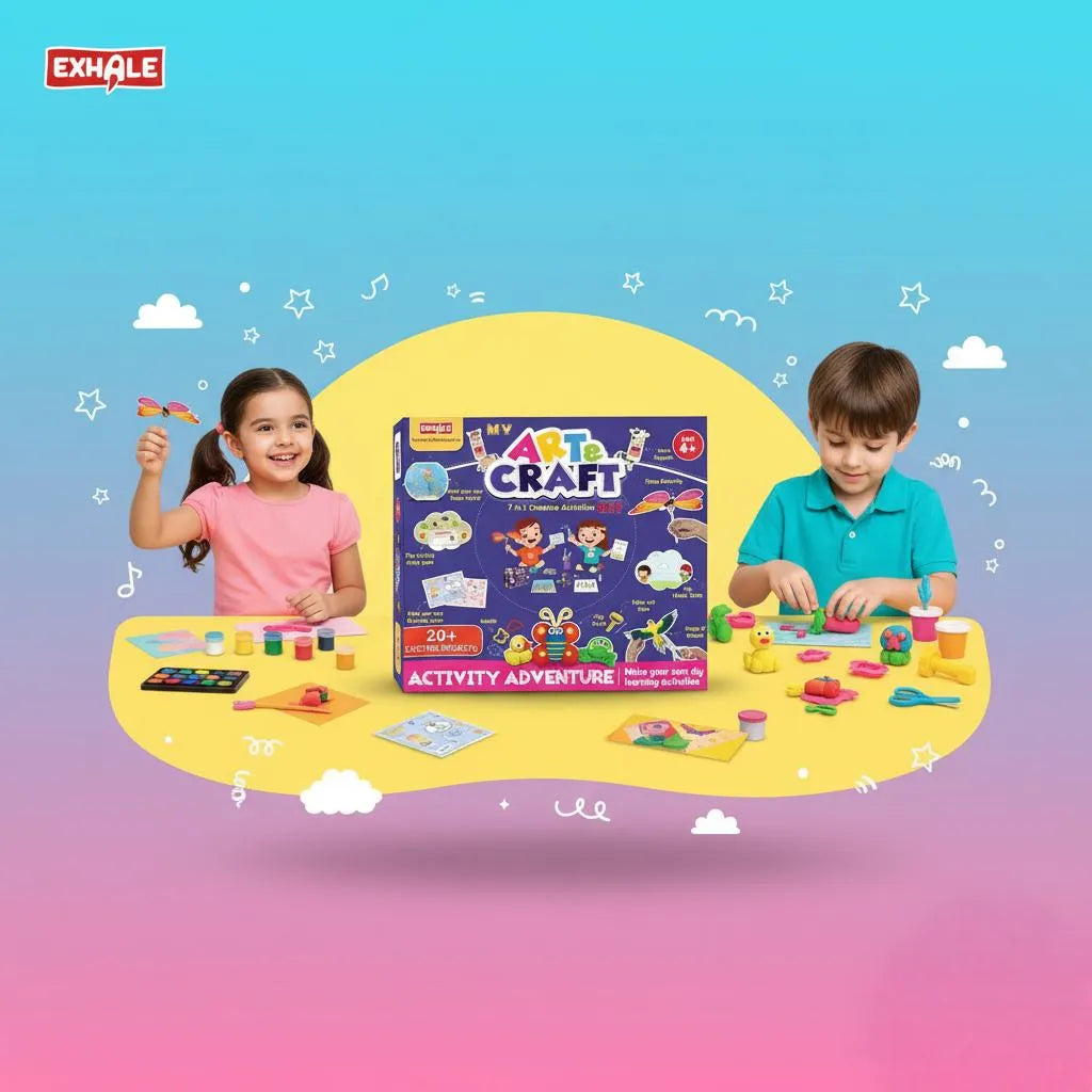 From Boredom to Brilliance - The 7-in-1 Craft Kit That Keeps Kids Learning Through Fun