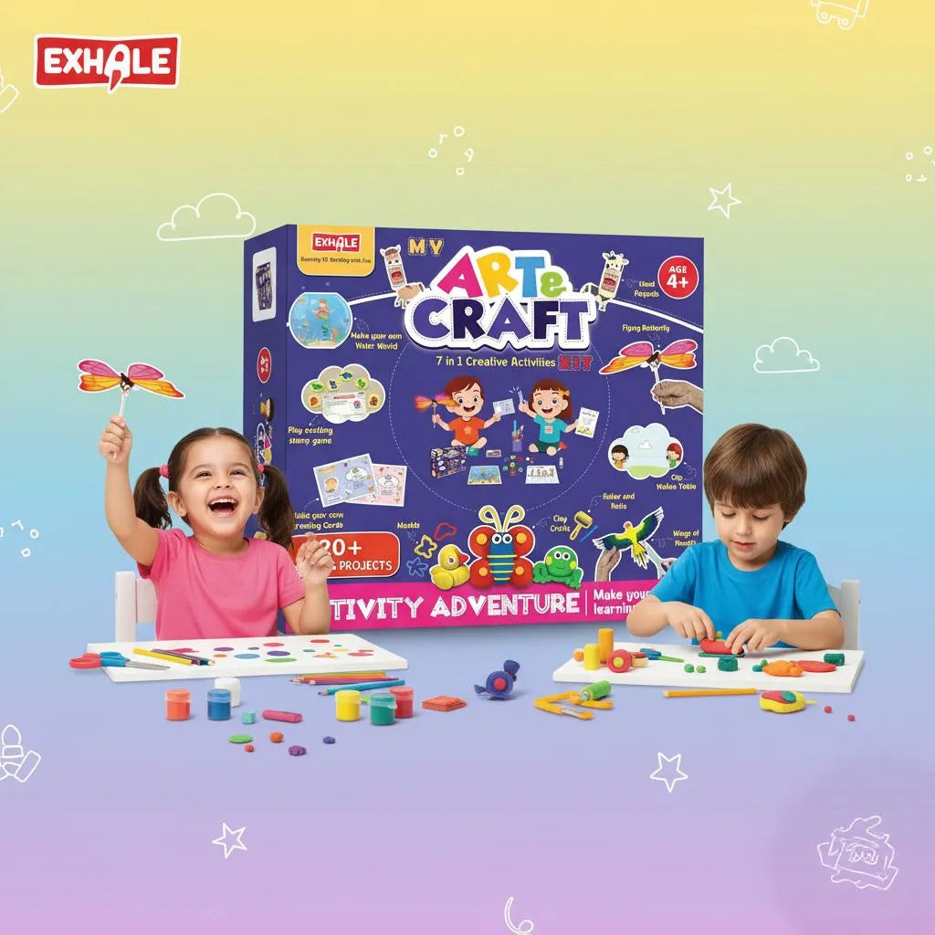 Unleash the Artist Within - The Ultimate 7-in-1 Art & Craft Kit Every Kid Needs