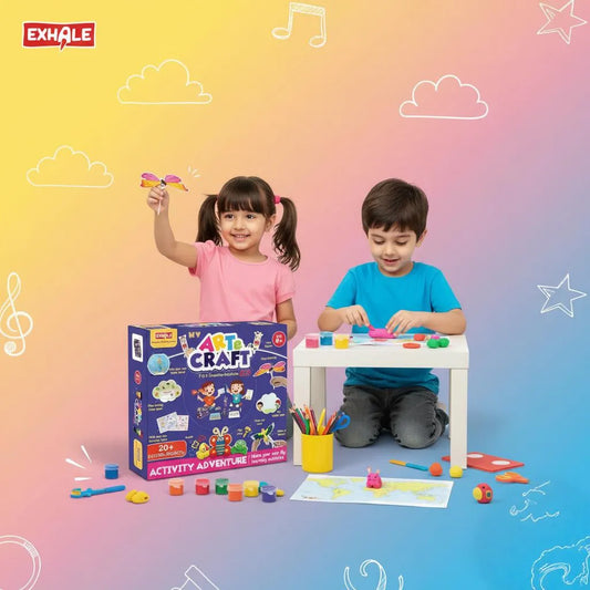 Spark Creativity and Skill-Building with the Exhale 7-in-1 Art & Craft Kit for Kids