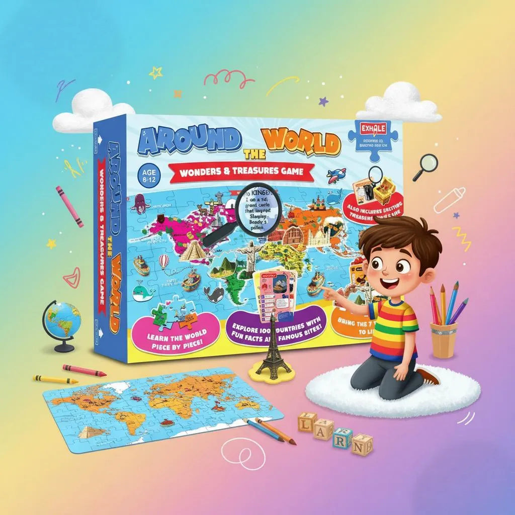 Travel, Learn, and Laugh Together - Why ‘Around the World’ Is the Ultimate Geography Game for Curious Kids