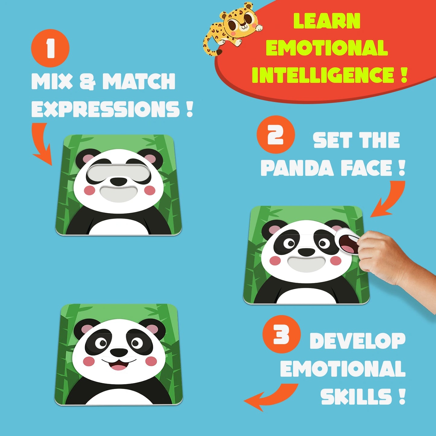 Act and Learn Educational Game - Interactive Learning Toy for Kids Ages 2-8