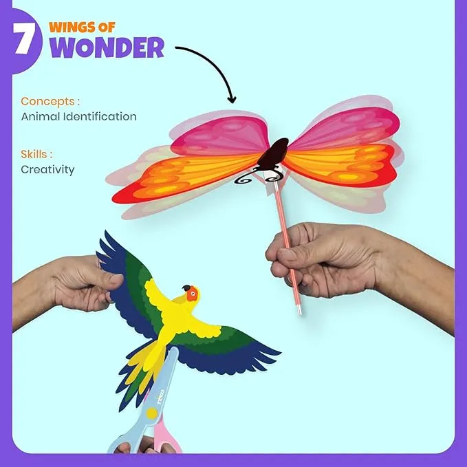 Exhale 7-in-1 Art & Craft Kit for Kids - 20+ Fun DIY Projects