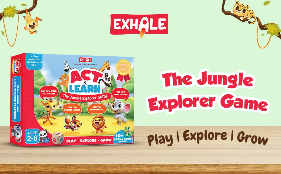 Act and Learn Educational Game - Interactive Learning Toy for Kids Ages 2-8 A+ Image 1