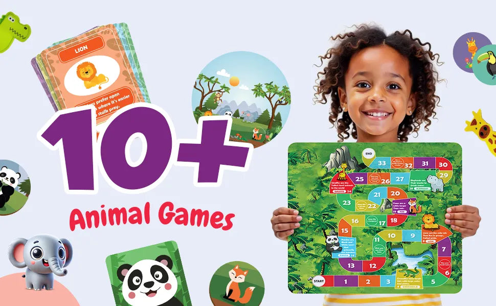 Act and Learn Educational Game - Interactive Learning Toy for Kids Ages 2-8 A+ Image 2
