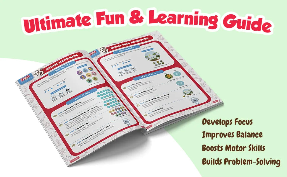 Act and Learn Educational Game - Interactive Learning Toy for Kids Ages 2-8 A+ Image 4
