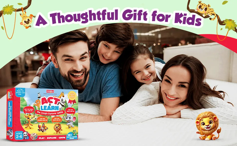 Act and Learn Educational Game - Interactive Learning Toy for Kids Ages 2-8 A+ Image 5